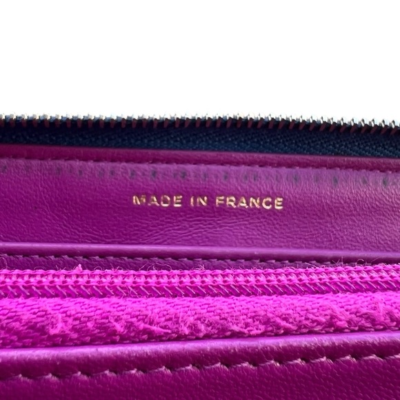 Chanel CC Quilted Lambskin Zip Around Wallet - Picture 6 of 9